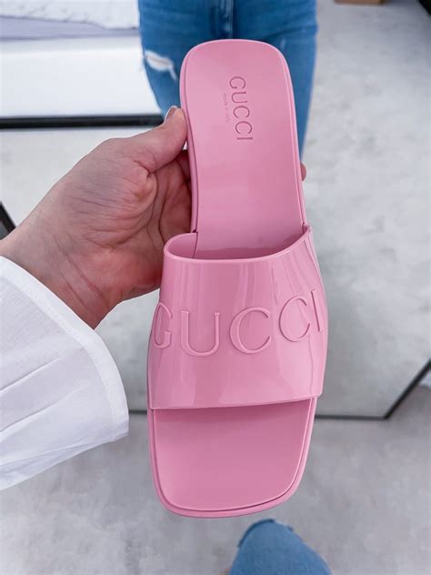 yg gucci jelly sandals